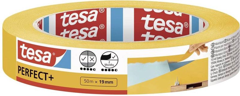 tesa Perfect+ 56536 00000 00 Schilderstape Geel ( x b) x 19 1 stuk