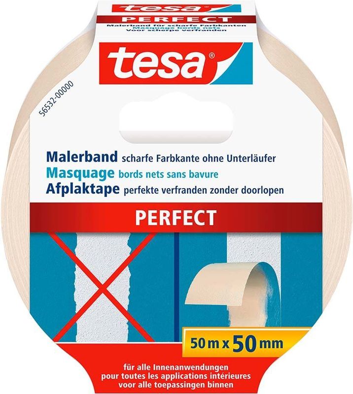 tesa Perfect+ 56538 00000 00 Schilderstape Geel ( x b) x 1 stuk