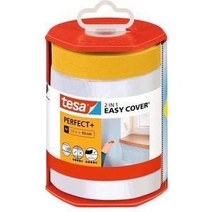 tesa Easy Cover Perfect+ 56570-00000-00 Afdekfolie Geel, Transparant (l x b) 33 m x 550 mm 1 stuk(s)