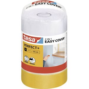 tesa Easy Cover Perfect+ 56593-00000-00 Afdekfolie Geel, Transparant (l x b) 33 m x 550 mm 1 set(s)