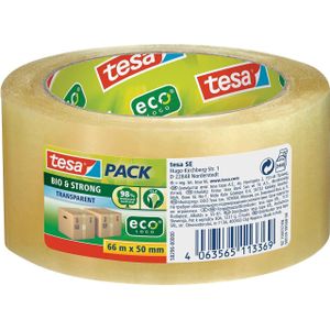 tesa Packband tesapack® BIO & STRONG transparent 50,0 mm x 66,0 m 1 Rolle