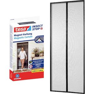 Tesa Fliegengitter 55374-00000-00 Magneetgordijn (b X H) 0.80 M X 2.00 M Antraciet 1 Stuk(s)