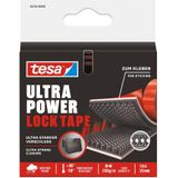 tesa - Ultra Power Lock Tape - Klittenband - Zwart - 20 kg/m