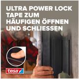 tesa - Ultra Power Lock Tape - Klittenband - Zwart - 20 kg/m