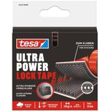 tesa - Ultra Power Lock Tape - Klittenband - Zwart - 20 kg/m