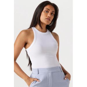 EDITED Orelia Top - T-shirt - Wit - Katoen