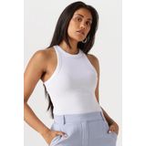 EDITED Orelia Top - T-shirt - Wit - Katoen