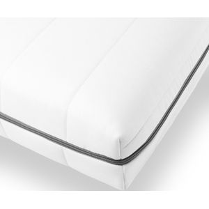 Matras 80x200 cm - Comfortschuim - Wit - Matrassen - Zacht