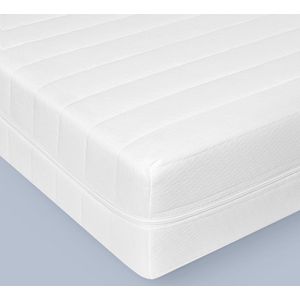 Matras - 160x200 - 7 zones - koudschuim - premium plus tijk - 15 cm hoog - Zacht