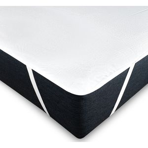 Matrasbeschermer 80x200 - Waterdichte Matras Topper 80x200 - Molton matrasbeschermer 80x200 - Matrasbeschermer 80x200 - Wasbare Matras topper 80x200 - Matras Topper 80x200 met 4 elastieken