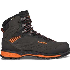 LOWA Cadin II Goretex Mid Wandelschoenen - Anthracite / Flame - Heren - EU 44.5