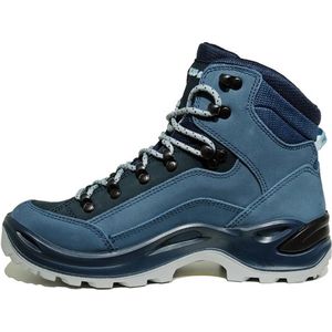 LOWA - RENEGADE GTX MID Wandelschoenen - Grijs - Nubuck Leer - Waterdicht