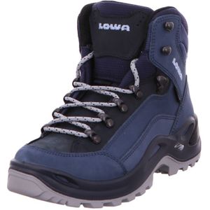 LOWA Renegade GTX MID Ws dames wandellaarzen trekkingschoen outdoor Goretex 320945, blauw (smoke blue), 39.5 EU