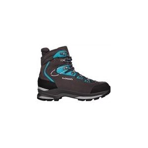 LOWA Mauria EVO GTX WS S Trekkingschoen voor dames, antraciet/turquoise, 8/42