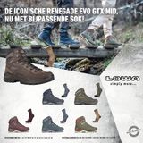 Lowa - Renegade Socks - Wandelsokken - Smoke Blue - Polyamide-Merinowol-Elastaan