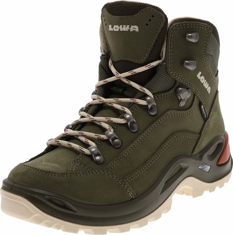 LOWA - Renegade GTX Mid Ws - Wandelschoenen - Bruin - Nubuck - Ademend