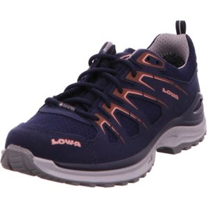 LOWA Innox EVO GTX LO Ws 320616 Trekkingschoenen voor dames, wandelen, outdoor, Marine-roodhout, 42 EU