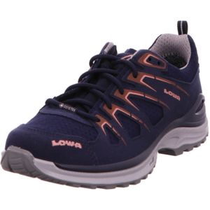 LOWA INNOX EVO GTX LO Ws 320616 Trekkingschoenen voor dames, wandelen, outdoor, Marine-roodhout, 42 EU