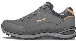 LOWA - RENEGADE EVO GTX LO - Wandelschoenen - Grijs - Nubuck Leer - Waterdicht