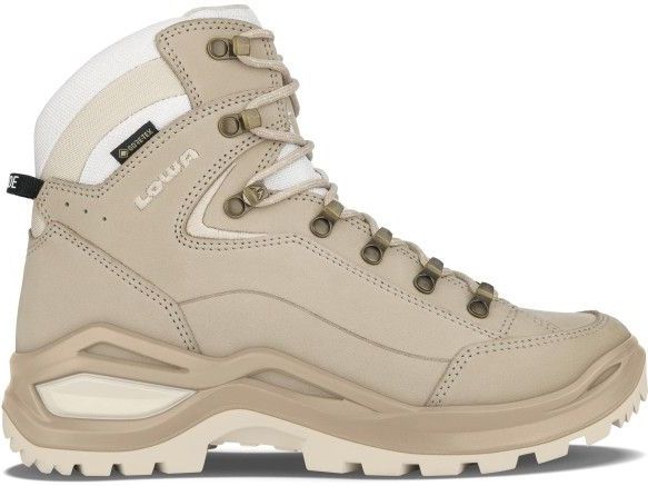 Lowa Wandelschoenen Dames Gore-Tex Mid Beige