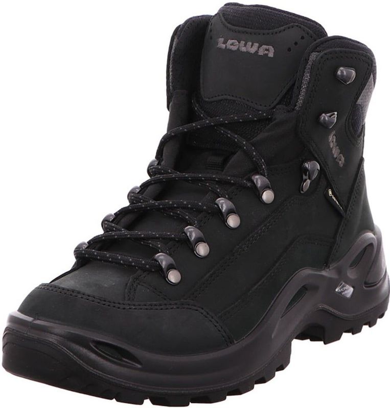 Lowa - Renegade Goretex Mid - Wandelschoenen - Zwart - Leder