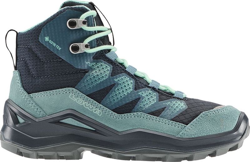Lowa - Maddox Pro GTX Mid Jr - Wandelschoen - Navy/Smoke Green - Textiel/Suède