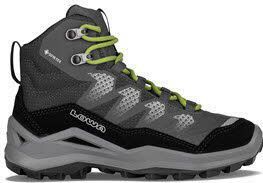 Lowa - Kid's Maddox Pro GTX Mid - Wandelschoenen - Zwart/Grijs - GORE-TEX - Waterdicht