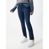 s.Oliver - 120.11.899.26.180.2064331 - Damesjeans - Donkerblauw - 5-pocket-stijl, Nauwsluitende Pasvorm, Taillehoogte: Gemiddeld