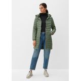 s.Oliver Steppmantel (1-tlg) lange Steppjacke mit abnehmbarer Kapuze