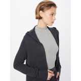 s.Oliver - 9898 - Lange Cardigan - Katoenmix - Met Capuchon en Opgestikte Zak