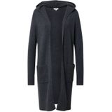 s.Oliver - 9898 - Lange Cardigan - Katoenmix - Met Capuchon en Opgestikte Zak