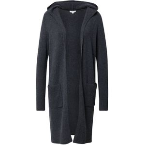 s.Oliver - 9898 - Lange Cardigan - Katoenmix - Met Capuchon en Opgestikte Zak