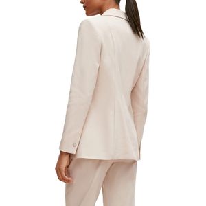 COMMA - Blazers - Crème - Slanke Pasvorm - Lange Mouw