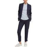 comma Damesblazer met lange mouwen, 5976 Navy, 44 Grote maten