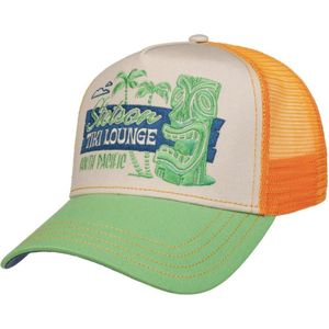 Stetson Tiki Lounge Trucker Pet Groen Oranje