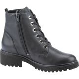 Waldläufer - H-Luise - Dames Laars - Zwart - Leer