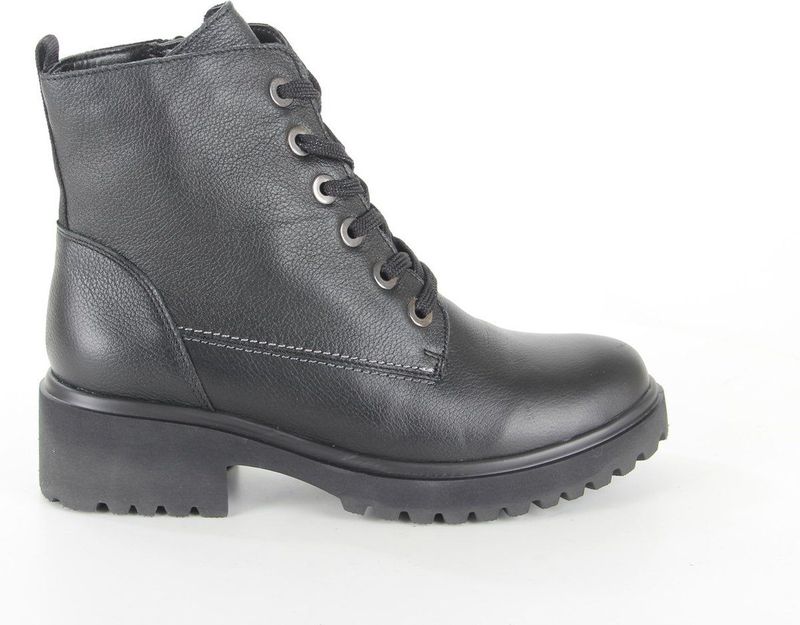 Waldläufer - H-Luise - Dames Laars - Zwart - Leer