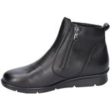 Waldläufer - 693802 - Enkellaarzen - Zwart - Leer