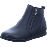 Waldläufer - 693802 - Enkellaarzen - Zwart - Leer