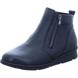 Waldläufer - 693802 - Enkellaarzen - Zwart - Leer