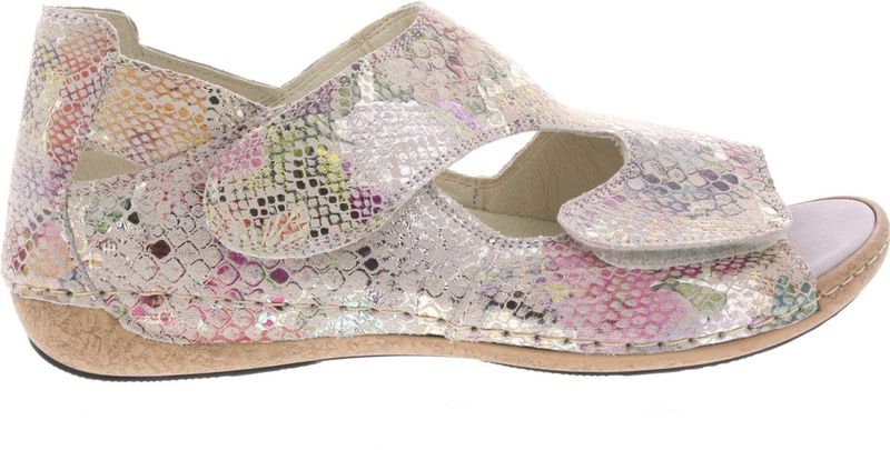 Waldlaufer 342024-H-Heliett - Sandalen met hakDames Sandalen - Kleur: Wit/beige - Maat: 42