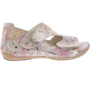 Waldlaufer - 342024-H-Heliett - Sandalen - Kleur: Wit/Beige - Materiaal: Nubuck