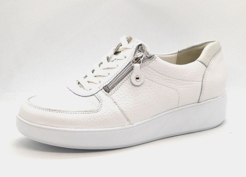 Waldlaufer - 622003 K-Lili - Lage sneakersDames sneakers - Kleur: Wit/beige - Maat: 37