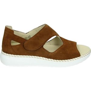 Waldlaufer 731802 H-Vera - Volwassenen Sandalen met hakDames Sandalen - Kleur: Cognac - Maat: 37.5