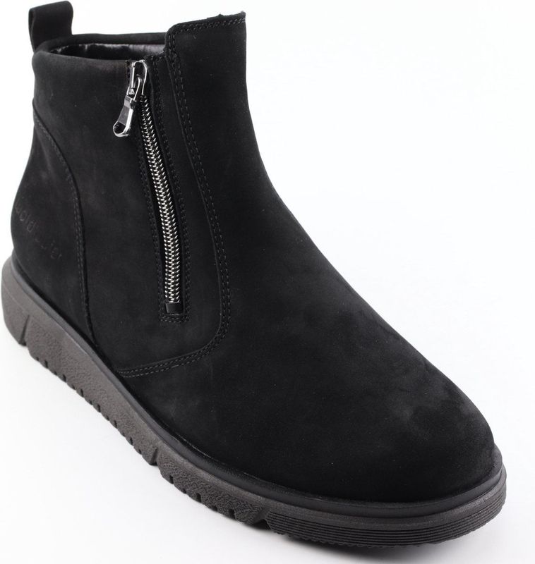 Waldlaufer - H-Gesa 794801 Zwart - Ritslaars - Nubuk - Rubberzool