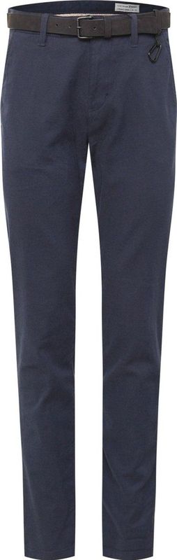 Tom Tailor Denim - Rechte Chino Broek - Navy - Katoen
