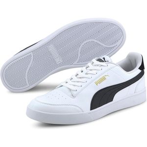 PUMA Shuffle Unisex Sneakers - Wit/Zwart/Goud - Maat 42