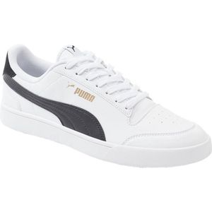 PUMA Shuffle Unisex Sneakers - Wit/Zwart/Goud - Maat 44