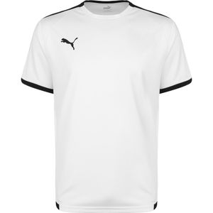 PUMA - teamLIGA - Football Jersey - Zwart/Wit - dryCELL Technologie, Gerecycled Materiaal
