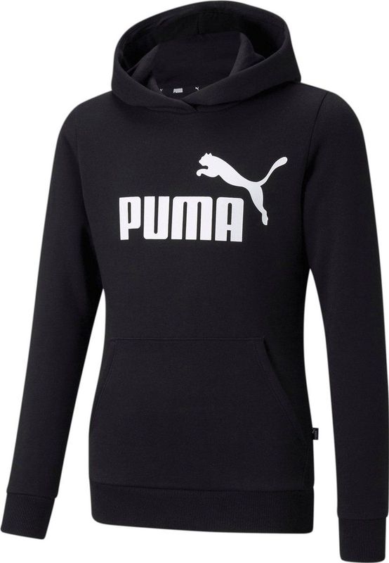 Puma - Essential Logo Hoodie - Groen - Katoen en Gerecycled Polyester
